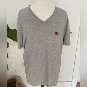 Burberry Brit V Neck Tee Shirt XXL